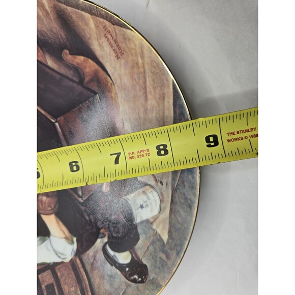 Edwin M. Knowles By Norman Rockwell Granpa's Gift Collector's Plate 80's Unisex - Picture 4 of 10